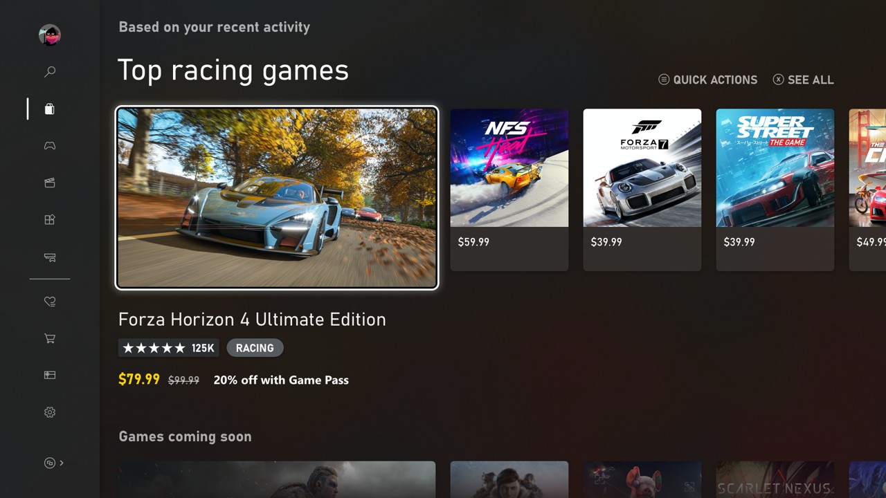 La nouvelle interface Xbox se dévoile