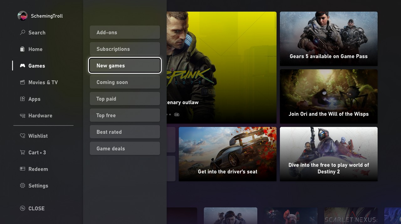 La nouvelle interface Xbox se dévoile