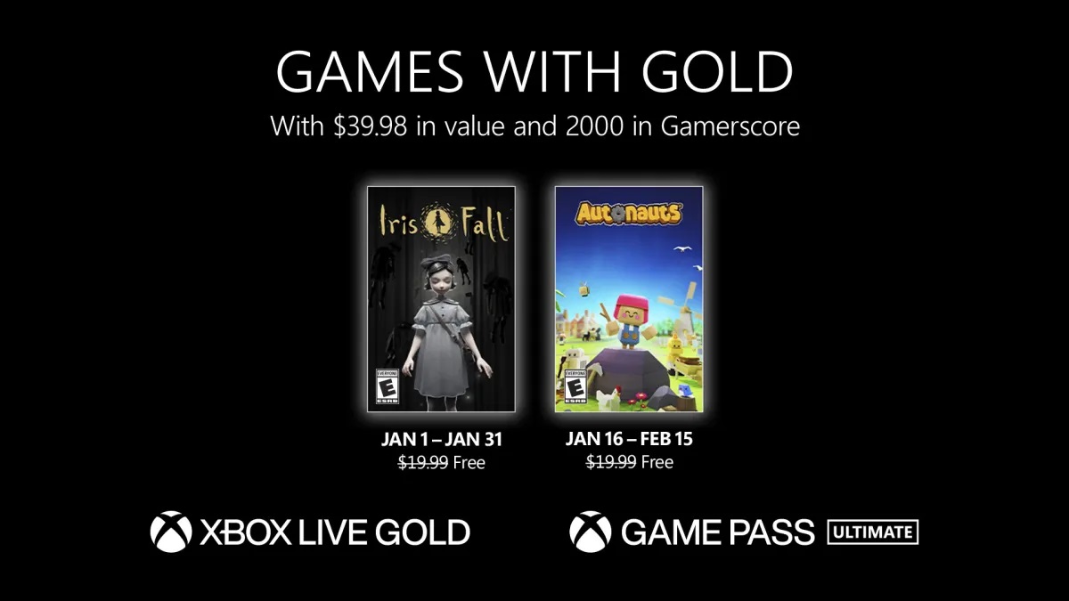 Games With Gold : le programme de janvier
