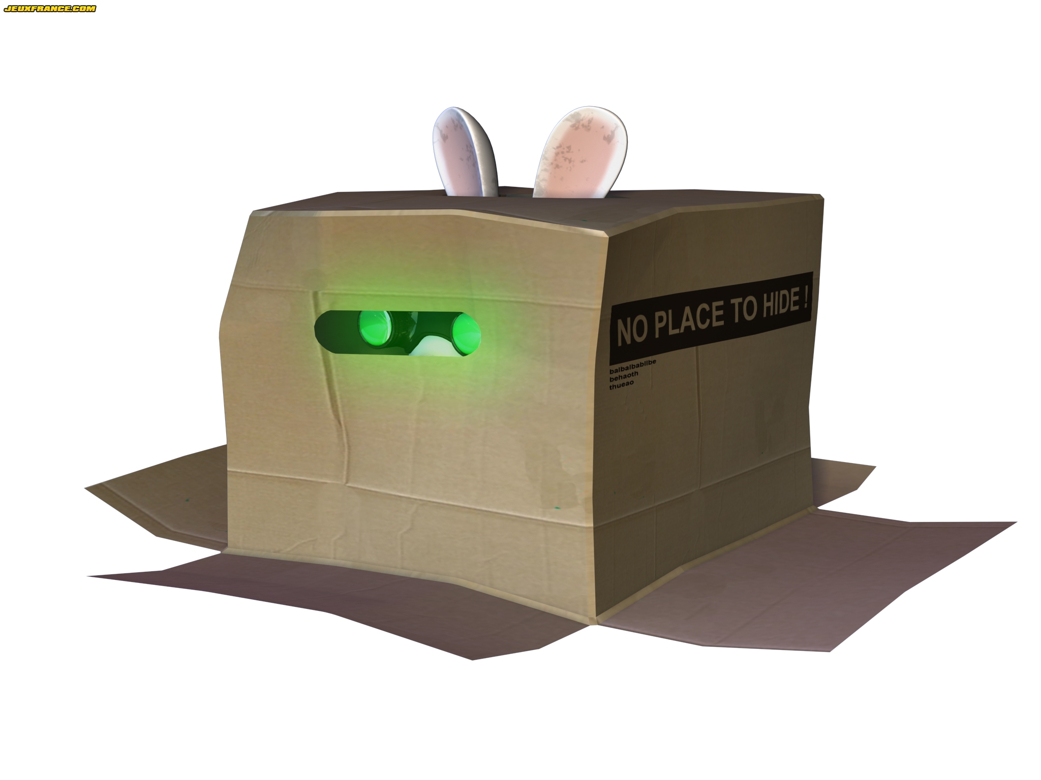 Rayman Raving Rabbids dans la cage