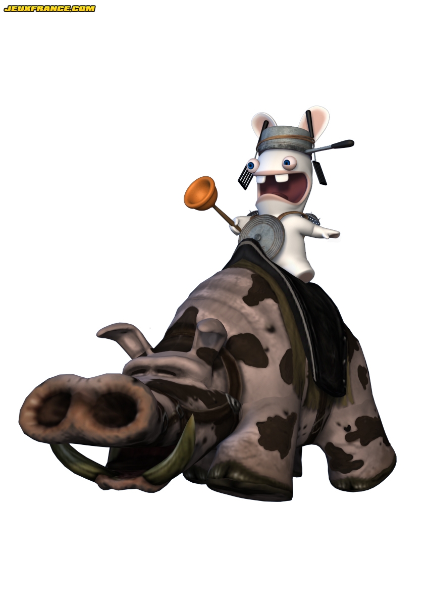 Rayman Raving Rabbids dans la cage