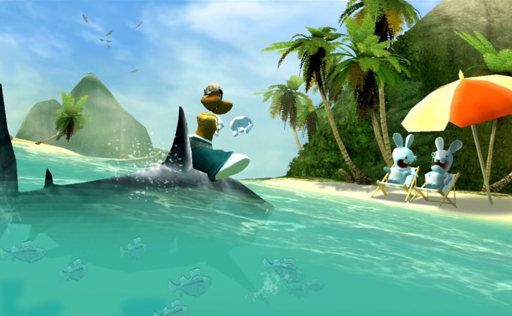 Rayman Raving Rabbids en action
