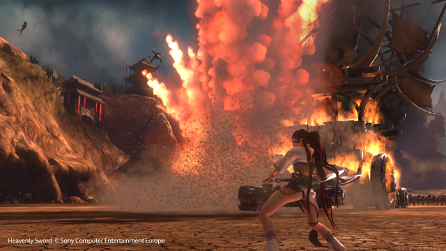 Heavenly Sword frappe en force