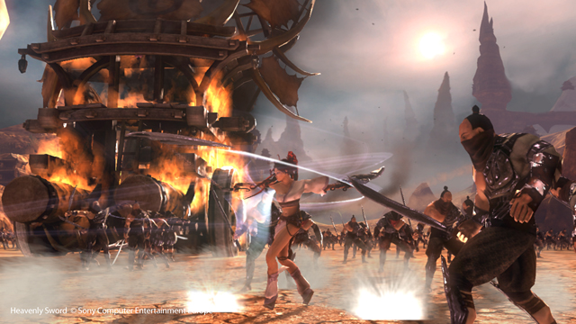 Heavenly Sword frappe en force