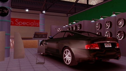 Test Drive Unlimited sur PSP en images