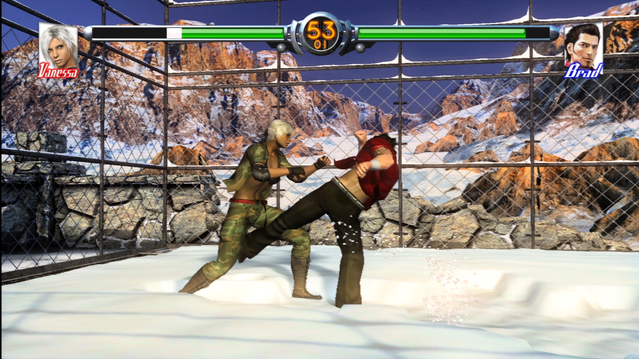 Virtua Fighter 5 en plein combat