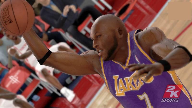 NBA 2K7 entre sur le parquet