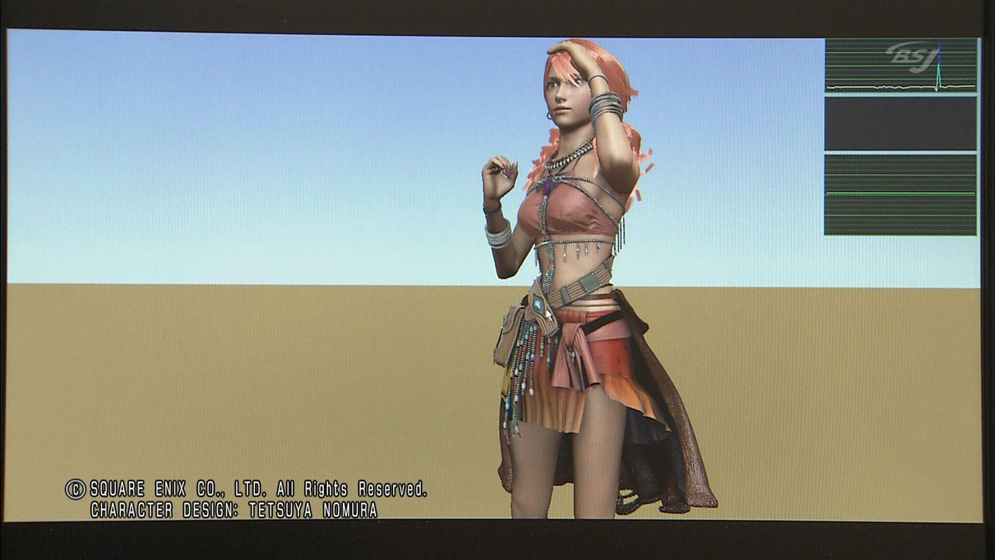 Final Fantasy XIII on the Japanese TV