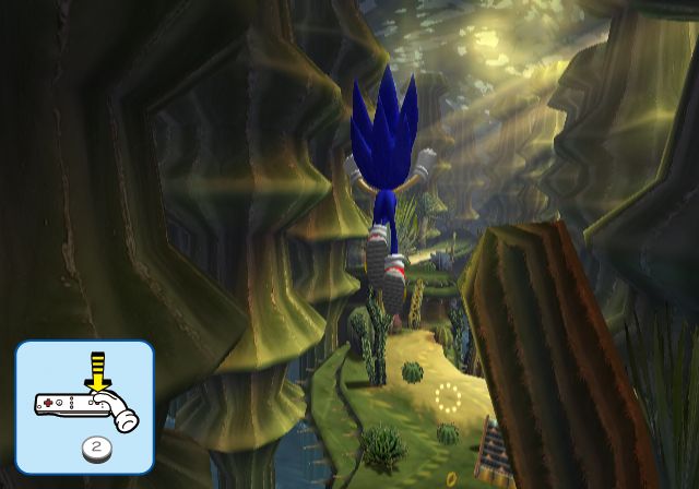 Sonic déboule en images