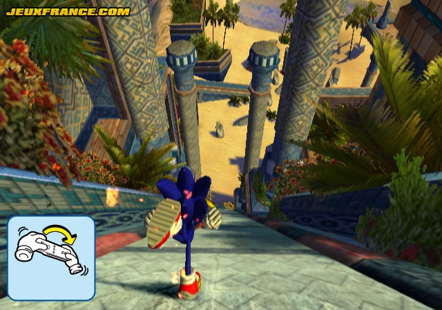 Sonic and the Secret Rings fonce