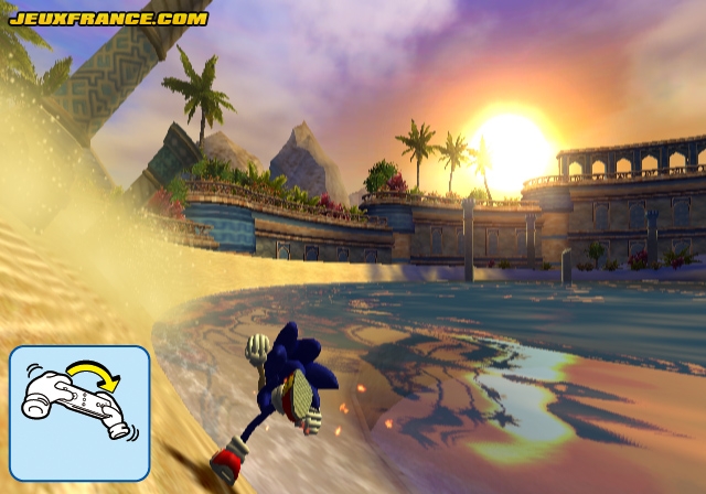 Sonic and the Secret Rings fonce