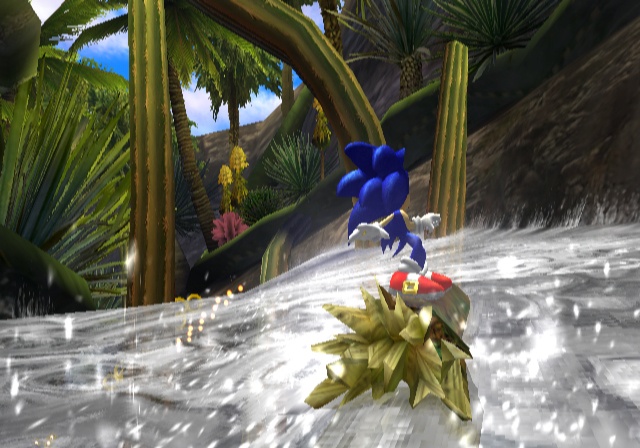 Sonic Wii visite le passé