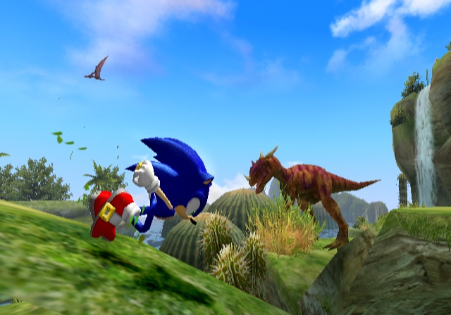 Sonic Wii visite le passé