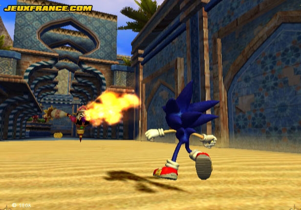 Sonic se déchaîne en images