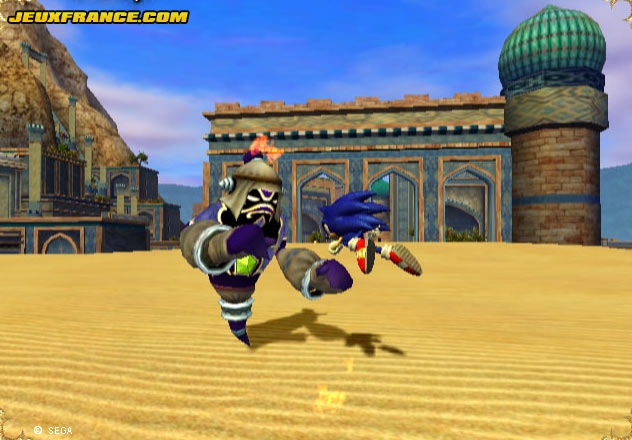 Sonic se déchaîne en images
