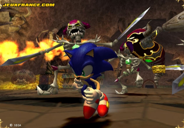 Sonic se déchaîne en images