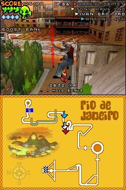 Tony Hawk en action sur Nintendo DS