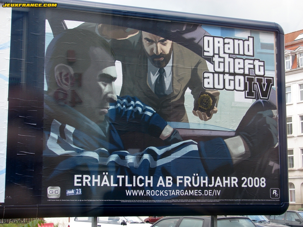 Grand Theft Auto IV prend la pose