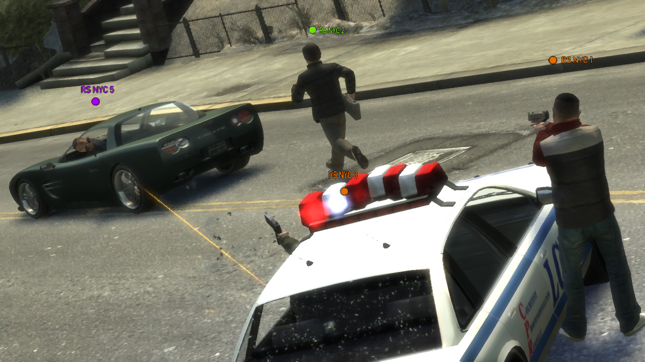 GTA IV : le multi en images