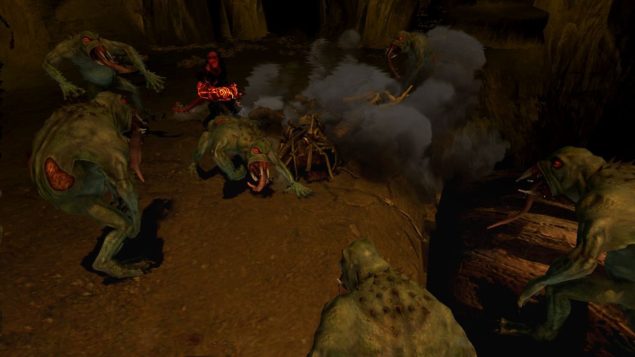 Hellboy en pleine action