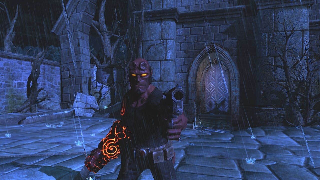 Hellboy en pleine action