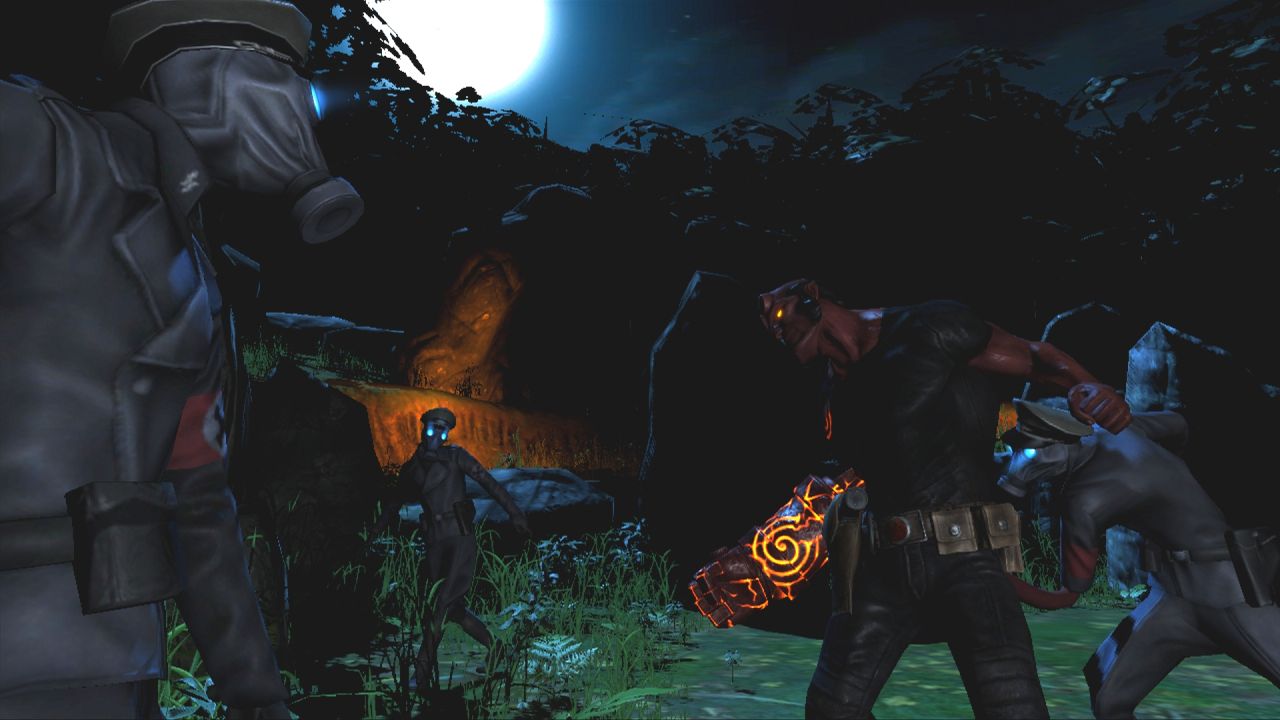 Hellboy en pleine action