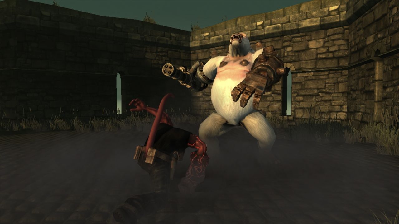 Hellboy en pleine action