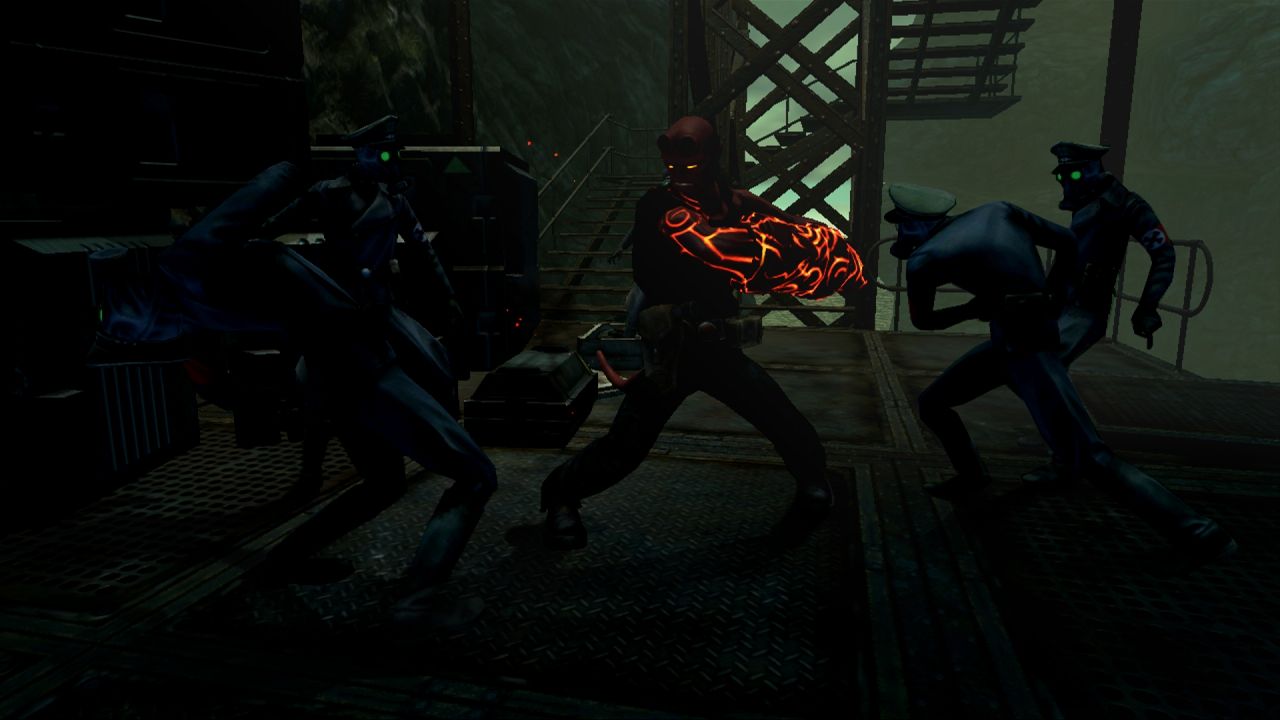 Hellboy en pleine action