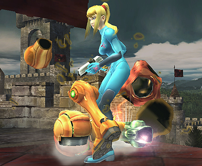 Super Smash Bros. Brawl présente Samus