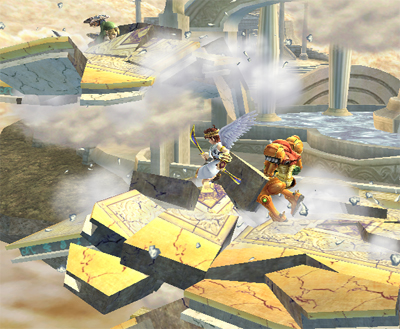 Super Smash Bros. Brawl façon Kid Icarus