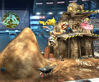 Super Smash Bros. Brawl façon Mario Sunshine