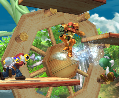 Super Smash Bros. Brawl façon Mario Sunshine