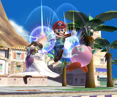 Super Smash Bros. Brawl façon Mario Sunshine