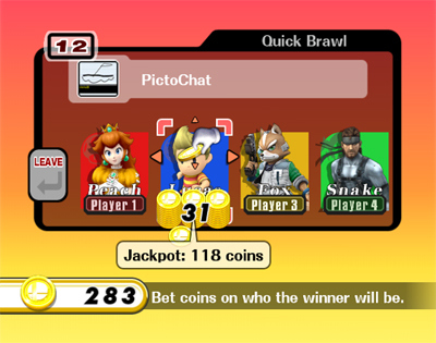 Super Smash Bros. Brawl en  mode spectateur