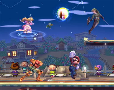 La Smash Ball de Smash Bros Brawl