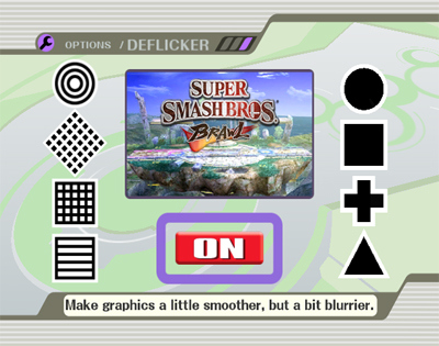 Super Smash Bros. Brawl : les options