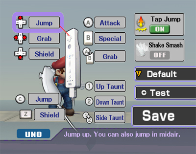 Super Smash Bros. Brawl : les options