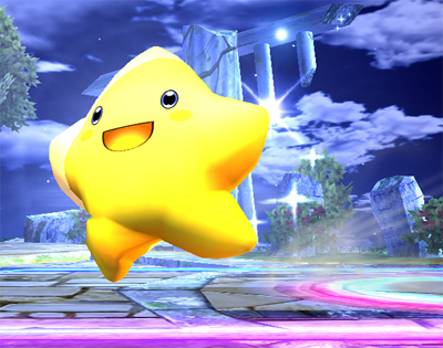 Waluigi et Stafy dans Super Smash Bros. Brawl