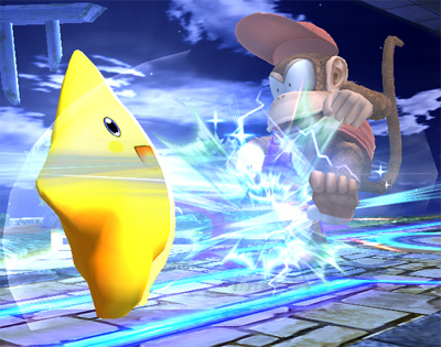 Waluigi et Stafy dans Super Smash Bros. Brawl