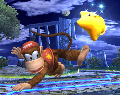 Waluigi et Stafy dans Super Smash Bros. Brawl