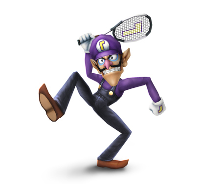 Waluigi et Stafy dans Super Smash Bros. Brawl