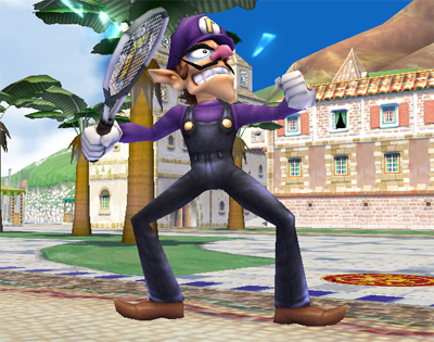 Waluigi et Stafy dans Super Smash Bros. Brawl