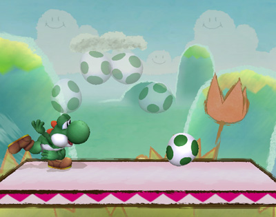 SSBB : Yoshi et les oeufs