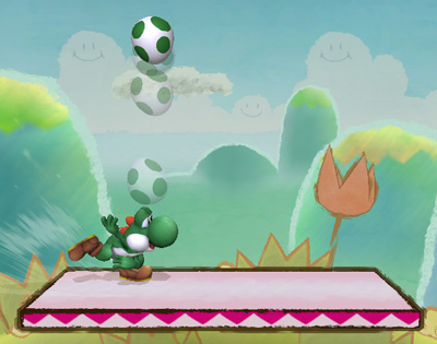 SSBB : Yoshi et les oeufs