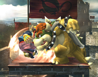 SSBB : Bowser attaque