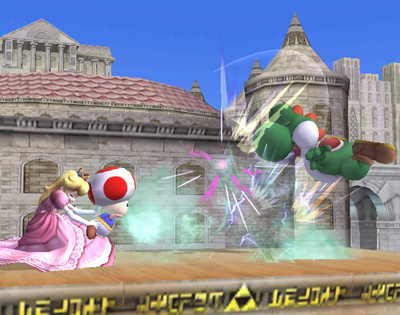 SSBB : Peach dans le labyrinthe