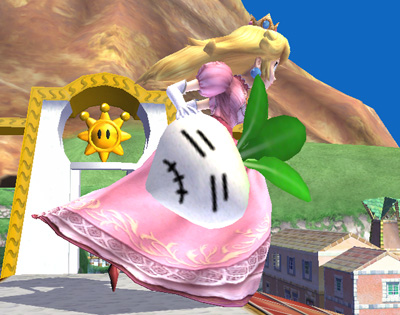 SSBB : Peach dans le labyrinthe