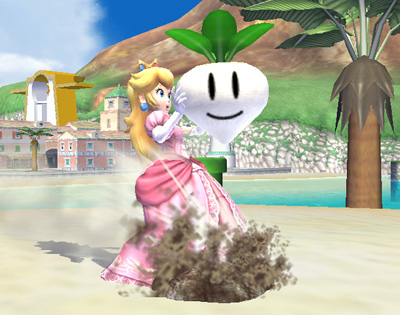 SSBB : Peach dans le labyrinthe