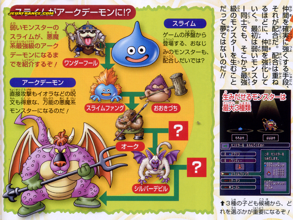 Dragon Quest Monsters J prend la pose