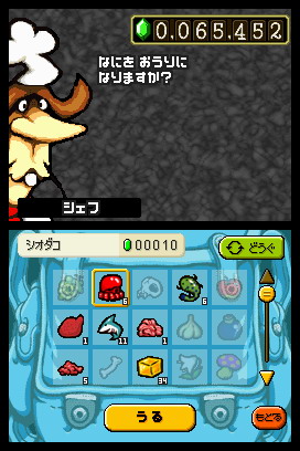 Tingle RPG cherche des Rupees sur DS
